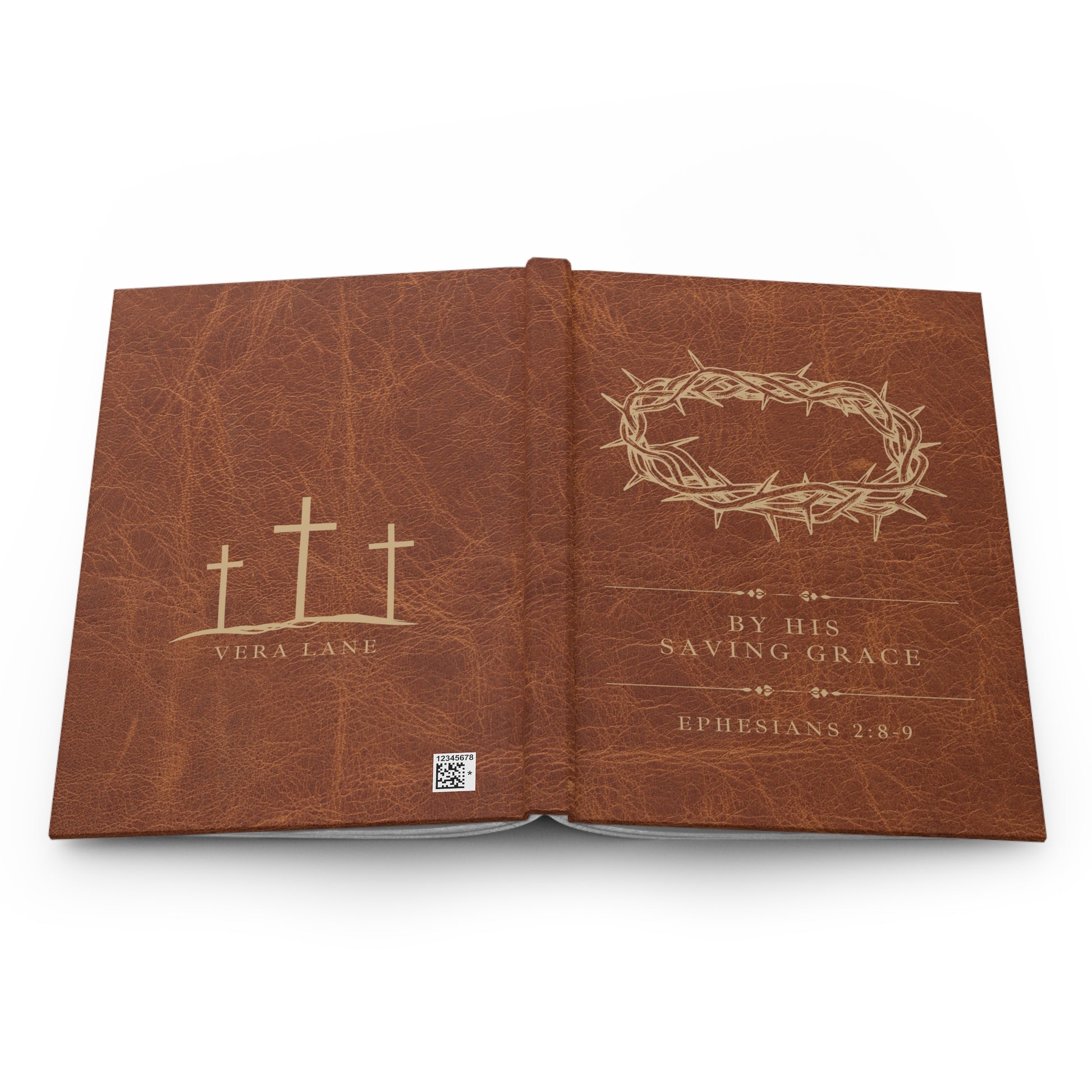 By His Saving Grace | Christian Journals Matte | Vera Lane Collection