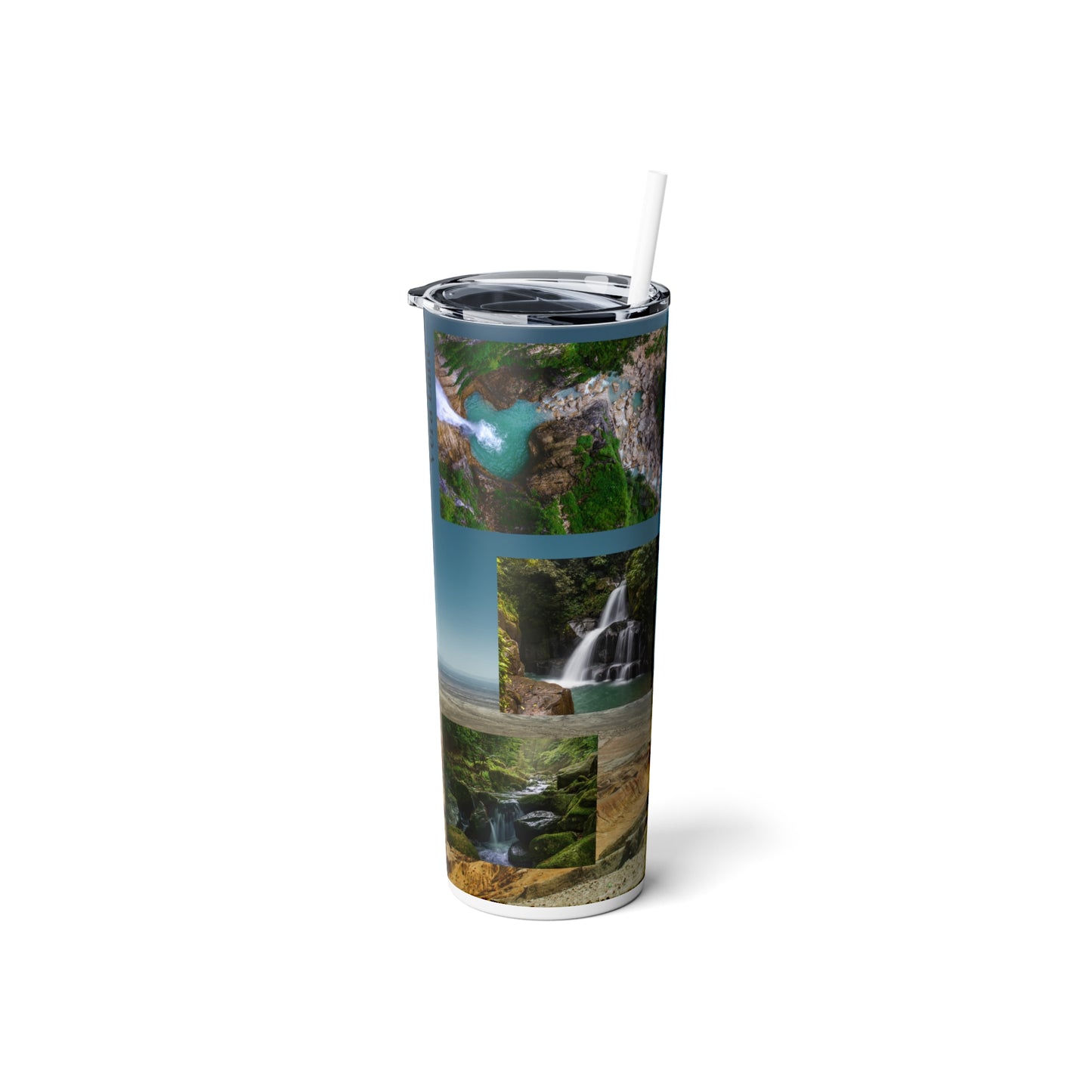 THE HEAVENS & THE EARTH | Tumbler with Straw, 20oz