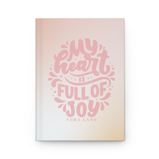 MY HEART IS FULL Hardcover Journal Matte