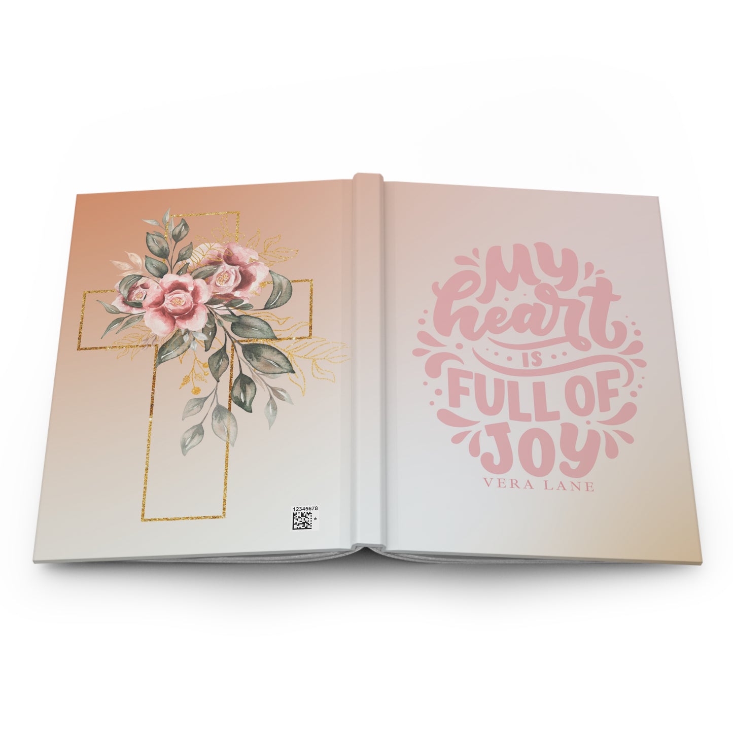 MY HEART IS FULL Hardcover Journal Matte