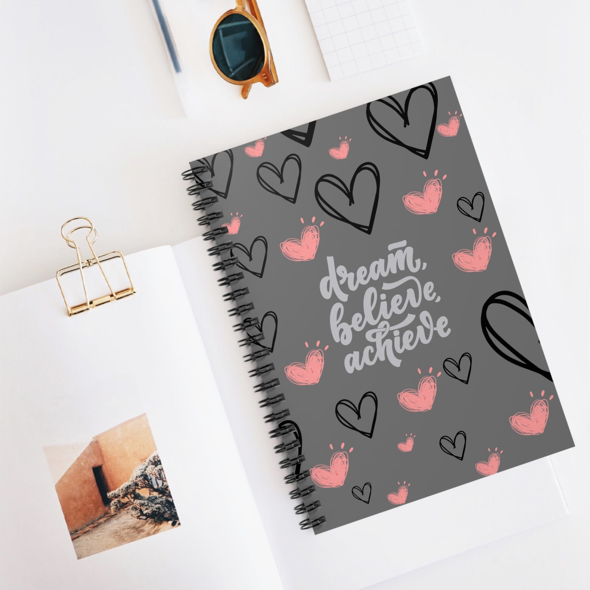 Dream Believe Achieve | Vera Lane Collection | Spiral Journals